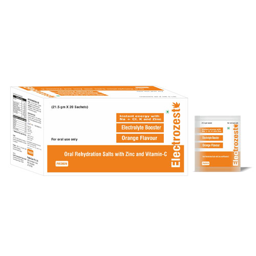 Oral Rehydration Salts with Zinc + Vitamin c Sachets