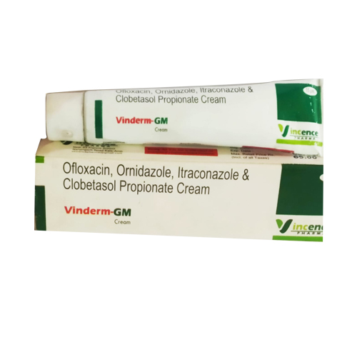 Ofloxacin+ Ornidazole + Itraconazole + Clobetasol Propionate Cream