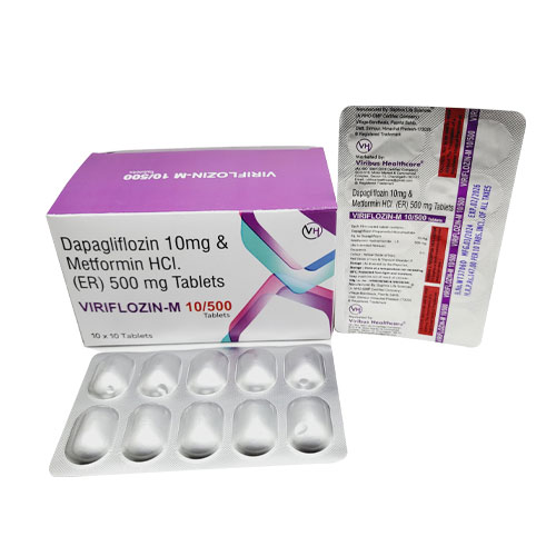 VIRIFLOZIN-M 10/500 Tablets