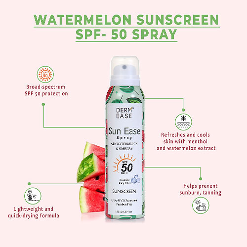 DERM EASE Sun Ease Spray – Watermelon and Omega E