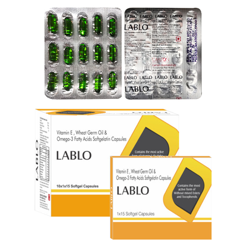 Vitamin E 400 I.U. + Wheat Germ Oil 100 mg + Omega 3 Fatty Acids 30 mg Softgel Capsules