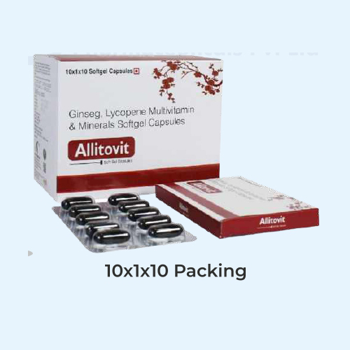 Ginseg + Lycopene + Multivitamin + Minerals Softgel Capsules