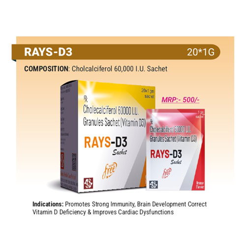 RAYS-D3 SACHETS