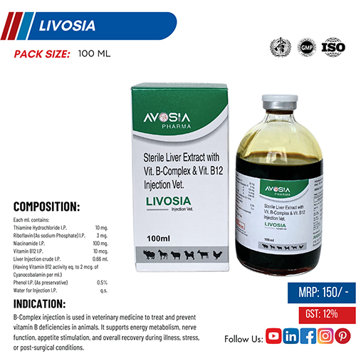 LIVOSIA INJECTION (Vet.)