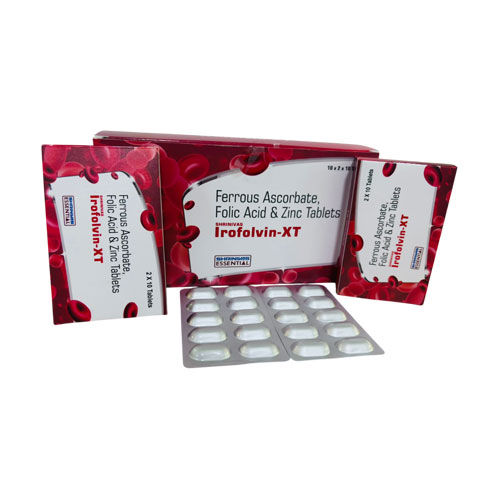 Ferrous Ascorbate + Folic Acid + Zinc Tablets