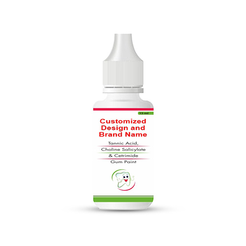 Tannic Acid + Choline Salicylate + Cetrimide Gum Paint