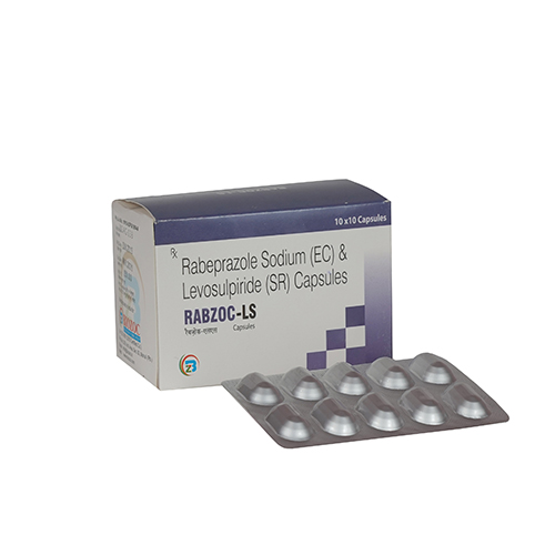 Rabeprazole sodium(IP) 20mg + Levosulpride 7mg Capsules
