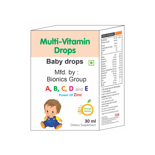 MULTI-VITAMINS (A, B, C, D AND E) POWER OF ZINC Oral Drops