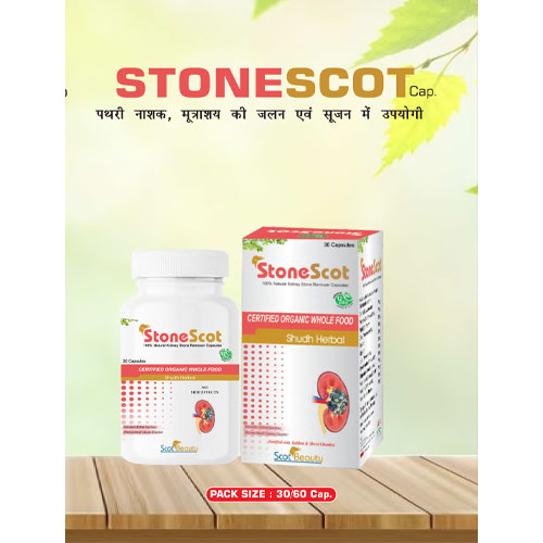 STONESCOT (URINARY CALCULI CYSTITIS, ATTACK OF RENAL COLIC) 60 Capsules