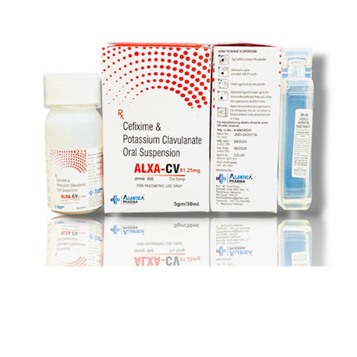 Cefixime + Potassium Clavulanate Oral Suspension
