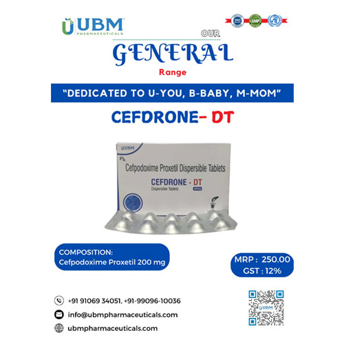CEFDRONE-200 DT Tablets