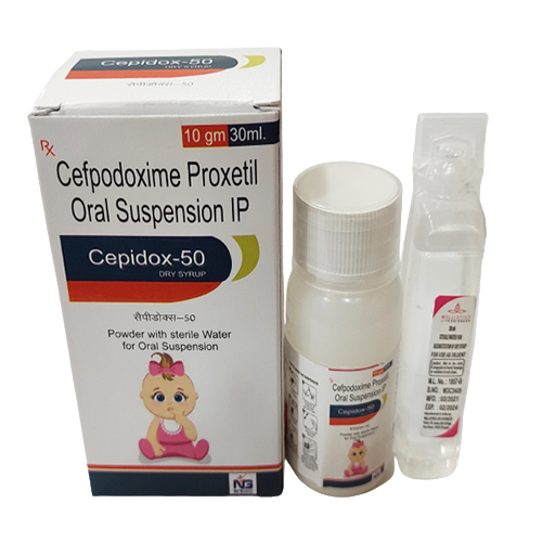 CEPIDOX-50 (WFI) Dry Syrup