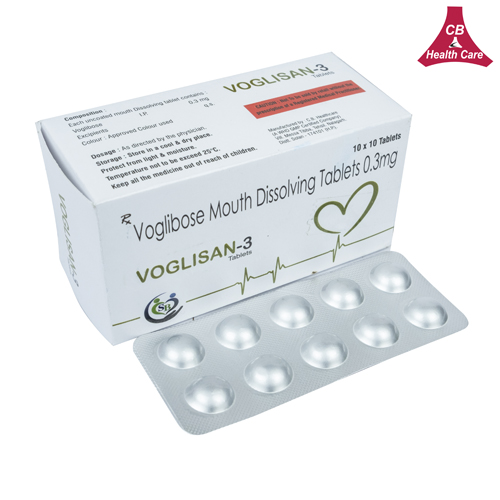 Voglibose Mouth Dissolving 0.3mg Tablets