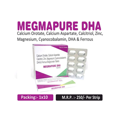 CALCIUM OROTATE+ CALCIUM ASPARTATE+ CALCITROL ZINC+ MAGNÉSIUM+ MÉTHYLCOBALAMINE+ DHA+ BISGLYCINATE