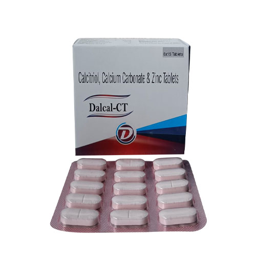Calcitrol 0.25mcg + Calcium Carbonate 500mg + Zinc Sulphate 7.5mg Tablets
