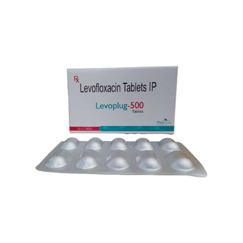LEVOPLUG-500 TABLETS (ALU-ALU)