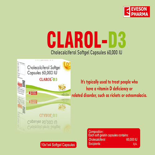 CLAROL-D3 Softgel Capsules