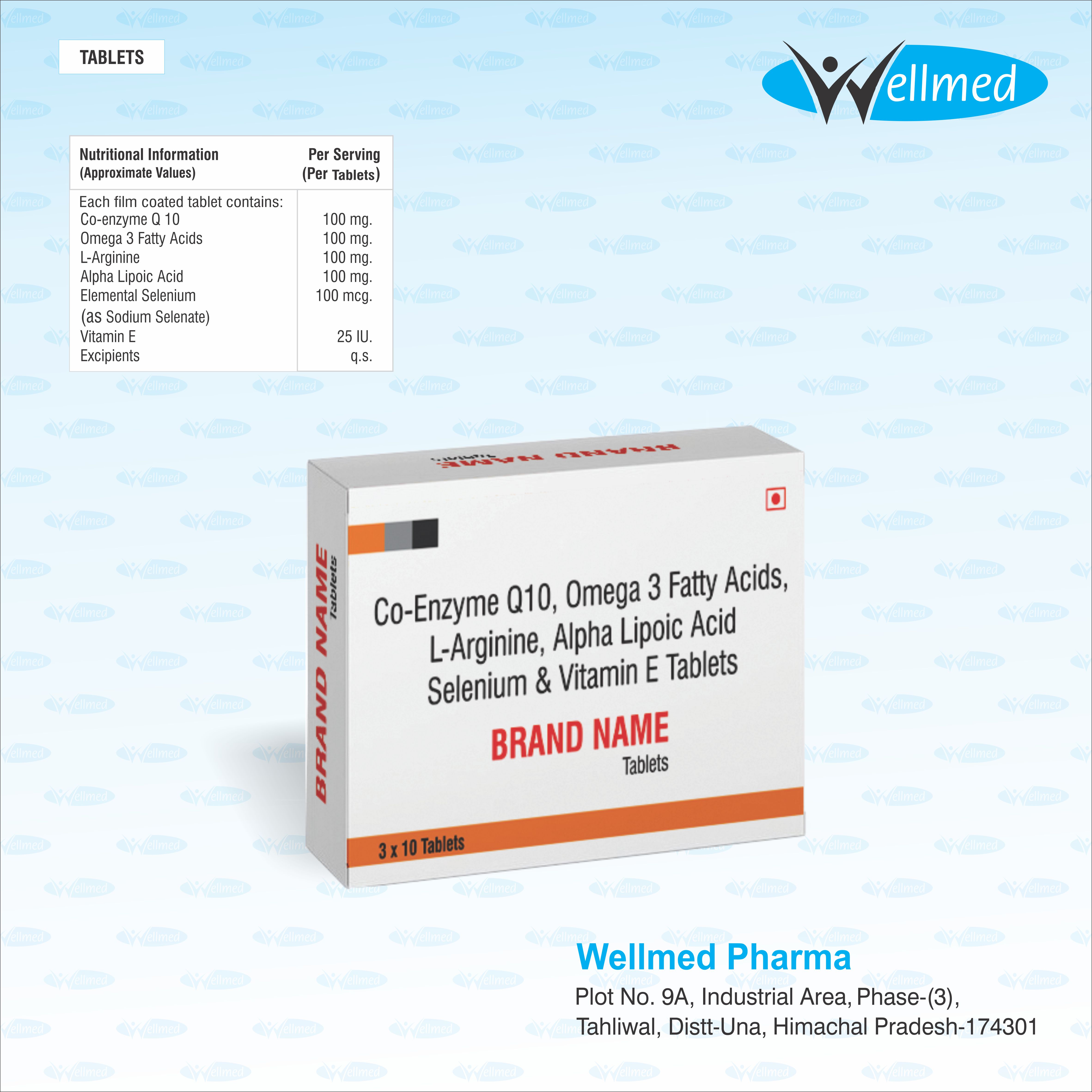 Co-enzyme Q 10  Omega 3