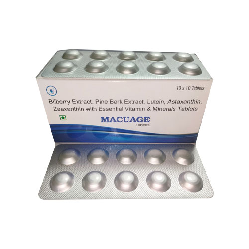 Bilberry Extracts + Pine Bark Extract + Lutein + Astaxanthin Tablets