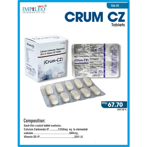 CRUM-CZ Tablets
