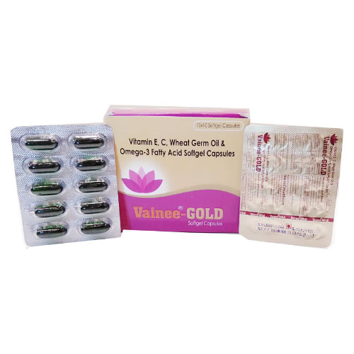 Vitamin E + Vitamin C + Wheat Germ Oil + Omega-3 Fatty Acid Softgel Capsules