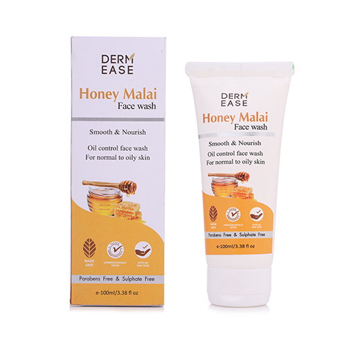 DERM EASE HONEY MALAI FACE WASH  