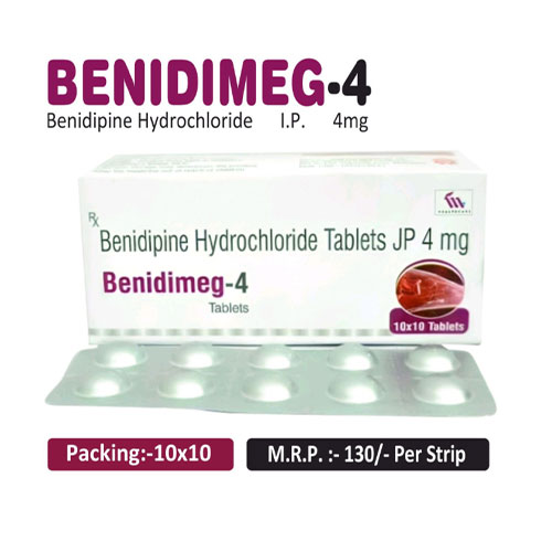 Benidipine 4mg Tablets