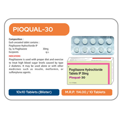 PIOQUAL-30 TABLETS