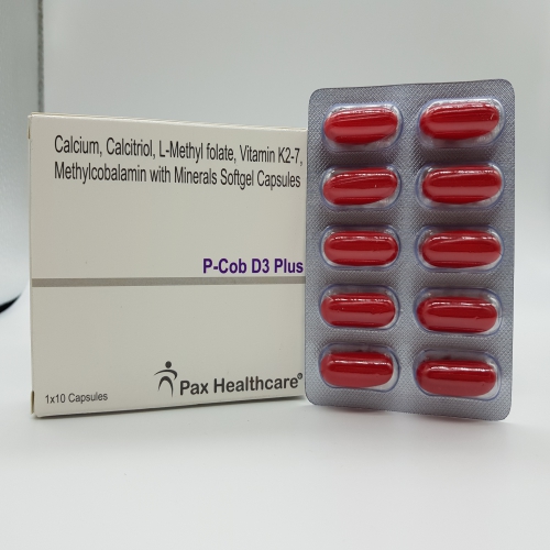 P-COB D3 PLUS Softgel Capsules