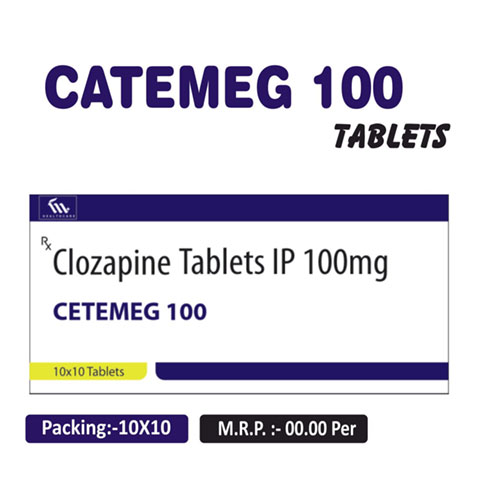 Clozapine 100mg Tablets