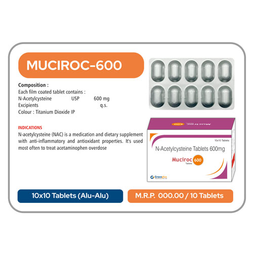 MUCIROC-600 TABLETS