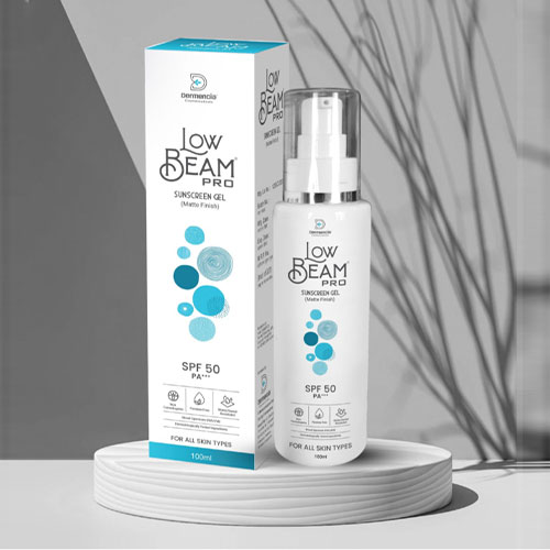 Low Beam Pro-Sunscreen Gel (Matte Finish)