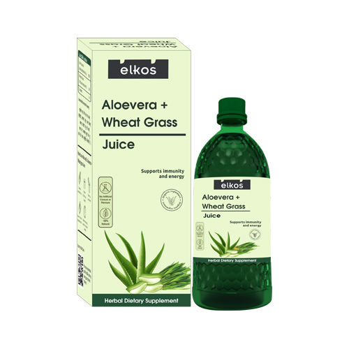 ELKOS ALOEVERA + WHEAT GRASS Juice