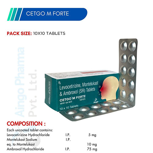 CETGO-M FORTE TABLETS