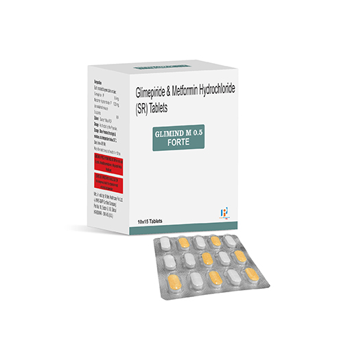 GLMIND-M 0.5 FORTE Tablets (10x15)