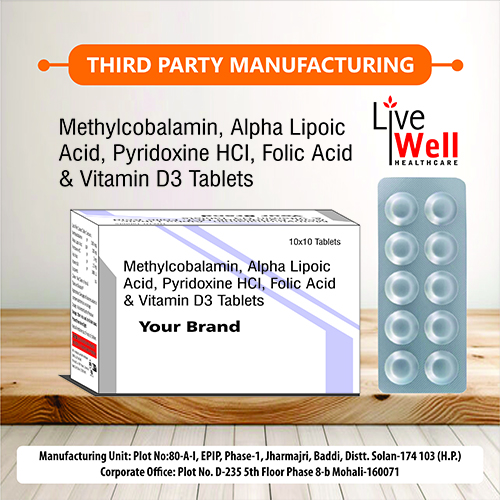Methylcobalamin, Alpha Lipoic Acid+Thiamine+Mononitrate+Pyridoxine Hydrochloride+Folic Acid Capsules