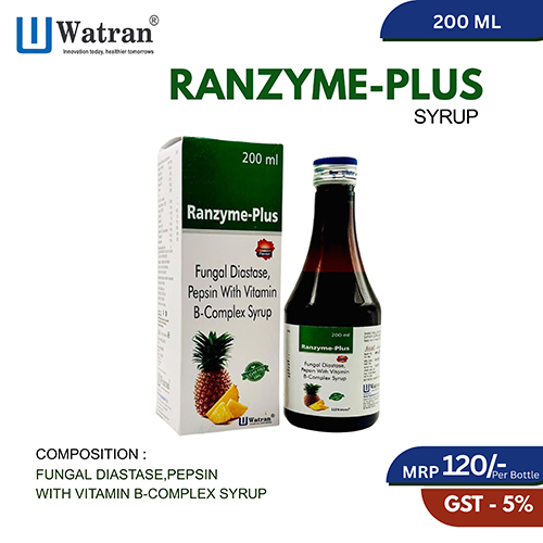 Ranzyme-Plus Syrup (Pineapple Flavour)