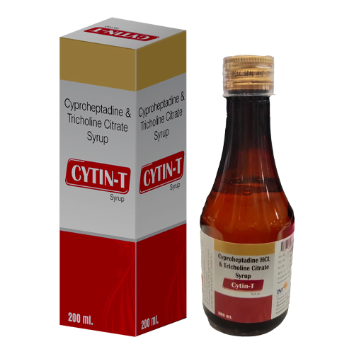 Cyproheptadine + Tricholine Citrate Syrup
