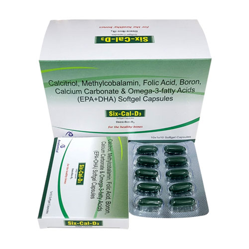 Calcitriol + Methylcobalamin + Folic Acid + Boron Softgel Capsules