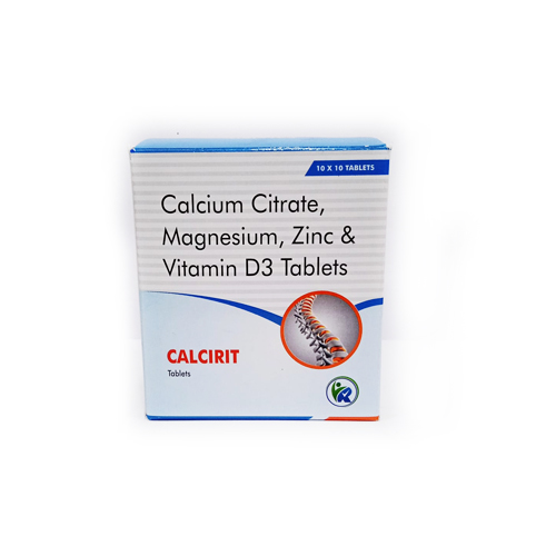 Calcium Citrate + Magnesium + Zinc + Vitamin D3 Tablets