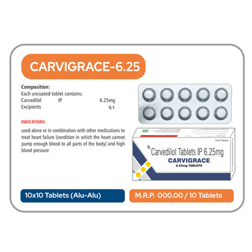 CARVIGRACE-6.25 TABLETS