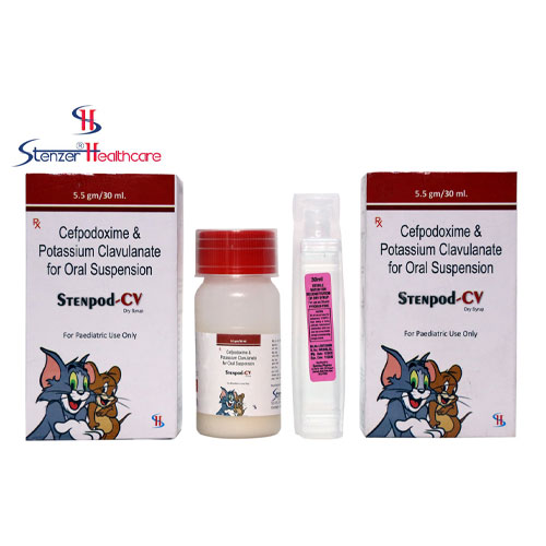 STENPOD-CV DRY SYRUP (WITH WATER)