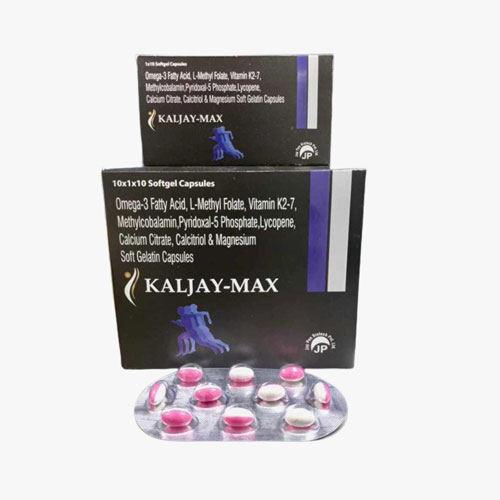 Omega-3 Fatty Acid + Vitamin K2-7 + Lycopene + Calcium Citrate + Magnesium Softgel Capsules