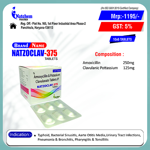 NATZOCLAV-375 Tablets