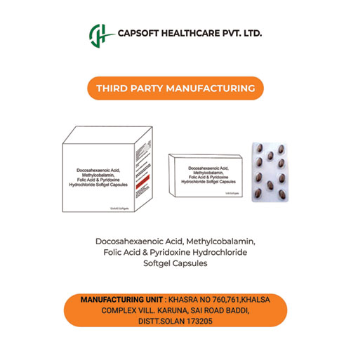 Docosahexaenoic Acid (10%) 300 mg + Methylcobalamin IP 1500 mcg + Folic Acid IP 5 mg + Pyridoxine Hy