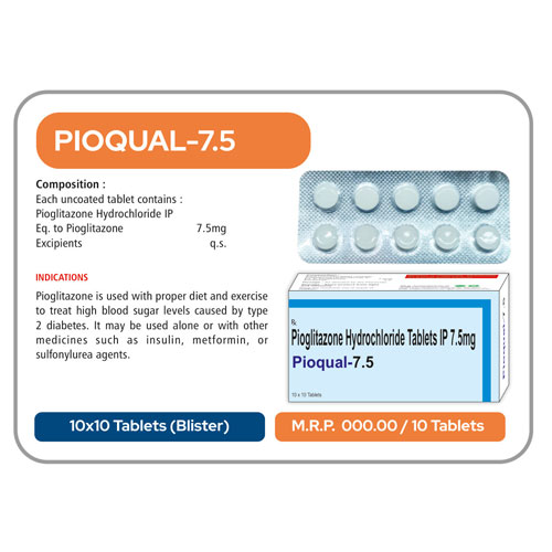 PIOQUAL-7.5 TABLETS