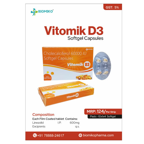 Vitomik-D3 Softgel Capsules