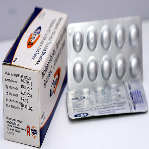 Mecobalamine IP 1500 mcg+Folic Acid IP 1.5 mg+Thiamine Mononitrate IP 10 mg+Pyridoxine Hyd Capsules