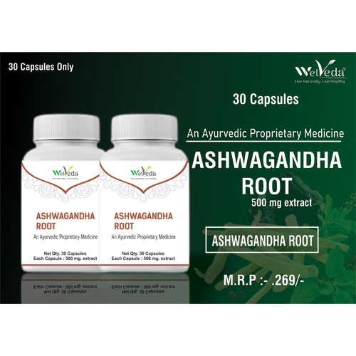 ASHWAGANDHA ROOT CAPSULES (Welveda)
