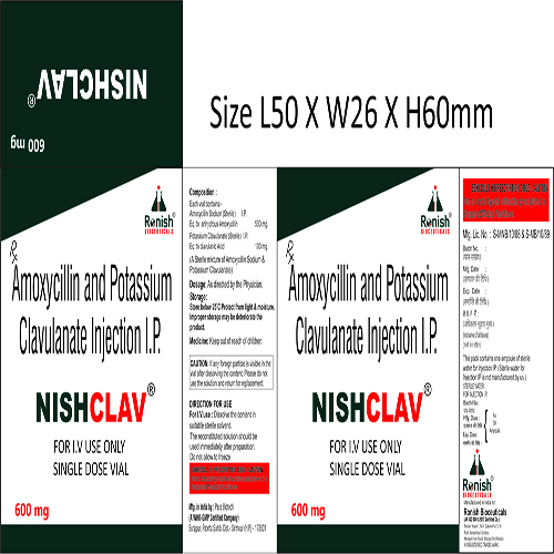 NISHCLAV 600 INJECTION